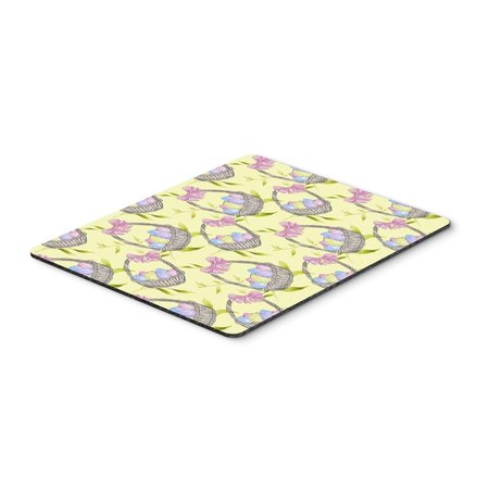 CAROLINES TREASURES Easter Basket and Eggs Mouse Pad, Hot Pad or Trivet BB7490MP